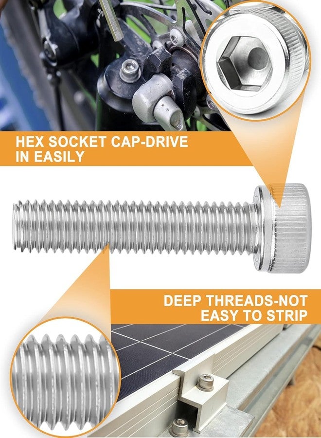 Generasis - SS304 | M3, M4, M5, M6 | Nut & Bolt Sets | 4 - Sizes | Stainless Steel Socket Head Cap Screws, Nuts, Washers & Allen Keys Assortment Kit - Storage Box for DIY, Home Use (Pack of 268) - Image 4